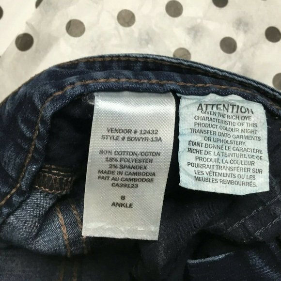 2@$25 Northern Reflections Womens Blue Jeans Sz8 - Picture 6 of 7